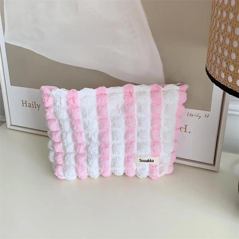 Bubble Cloud Portable Large Capacity Cute Makeup Bag Cosmetic Brush Storage Travel Outgoing Toilet Bags Girl Multifu Storages LS