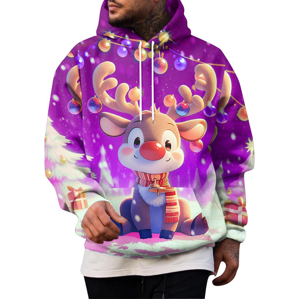 Pánská  Sportovní  Volnočasová  Dlouhý  Rukáv  S  Kapsou  S Kapucí  Kapuce  Mikina