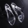 1pc Cinderellas Crystal Shoes Kids Birthday Gift Home Decor High-Heeled Shoes Figurines Wedding Decoration Valentine's Day Gift