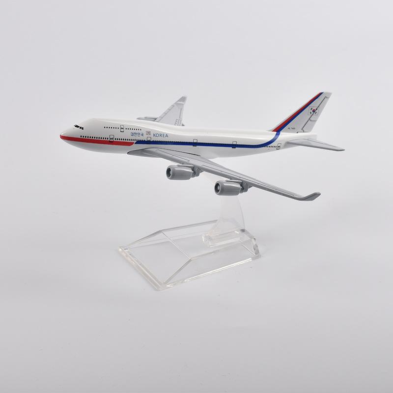 Replica Diecast 1/400 Scale Miniature Aircraft 16cm B747 Korea Air Force One Airways Metal  Airplane Model Plane 747 Model Plane