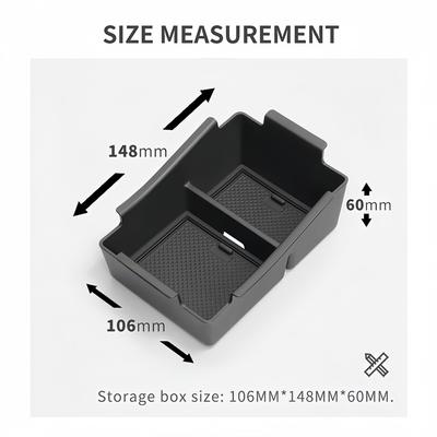 For Nissan Juke 2020-2025 Center Console Armrest Storage Box Tray Organizer Accessories Tidying