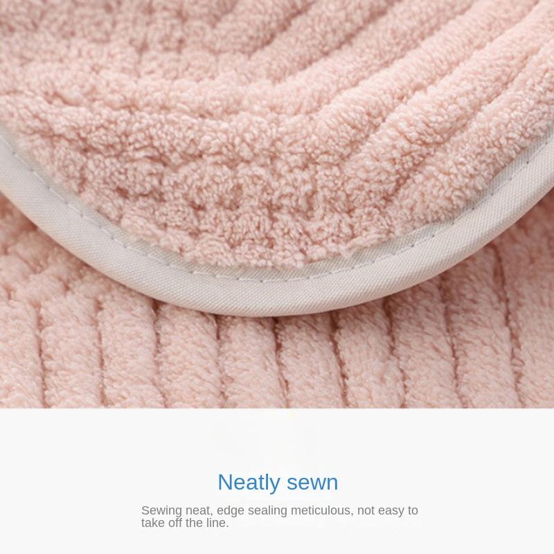 Thickened Auspicious Plaid Coral Velvet Large Bath Towel Household Adult Shower Towel, Absorbent and Quick Drying Beach Towel