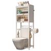 Bathroom Multi-Layer Cabinet: Floor-Standing Storage Rack with Cabinet Door