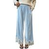 Women's High Waist Wide Leg Yoga Pants Color Casual Athletic Sweatpants for Workout