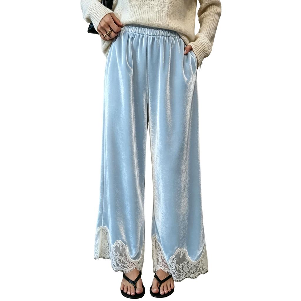 Women's High Waist Wide Leg Yoga Pants Color Casual Athletic Sweatpants for Workout