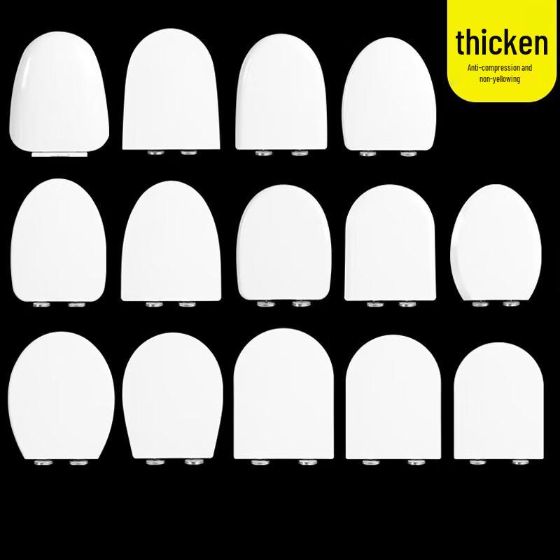 Asiento de Inodoro Universal de Cierre Lento Homeglen