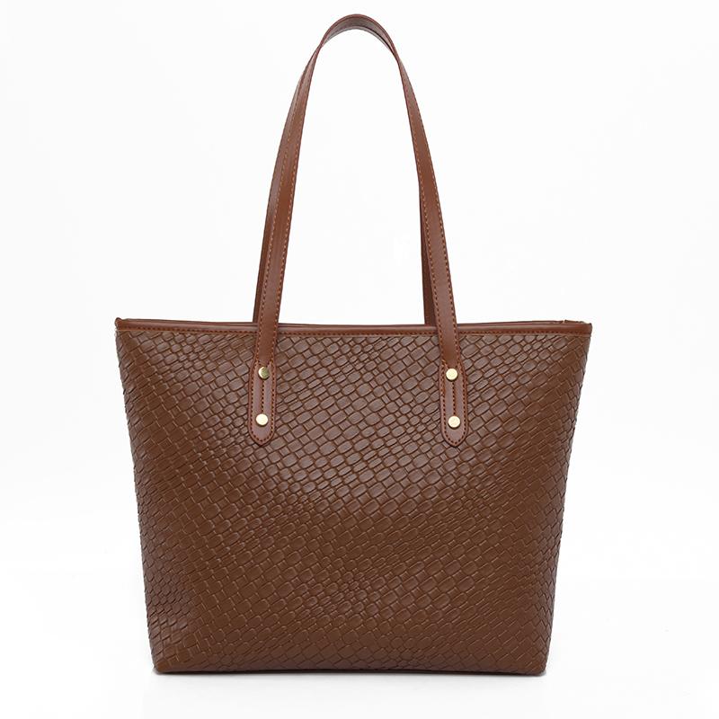 

Жіноча велика сумка, шкіряна сумка, жіноча сумка через плече темно-коричневого кольору