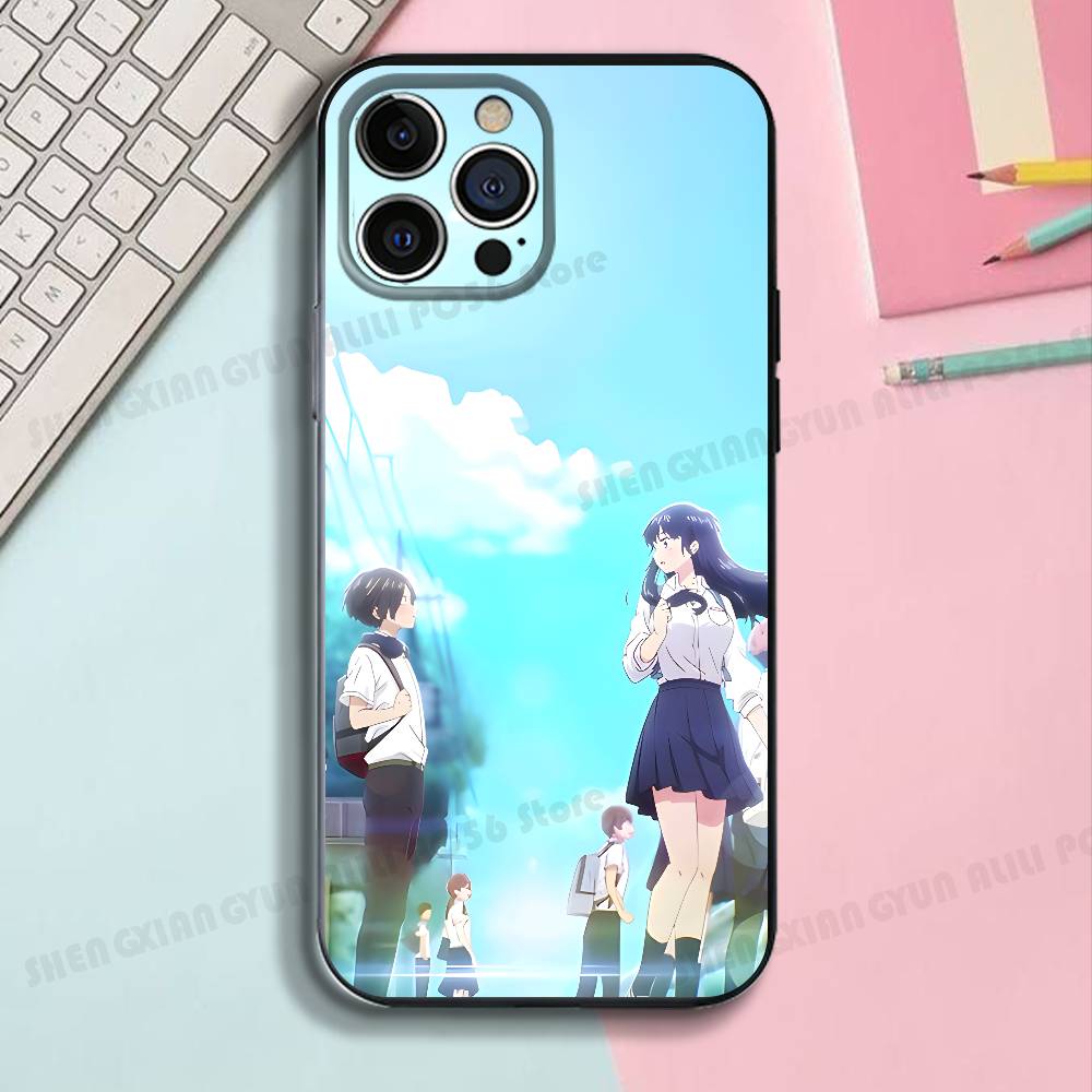 Anime I-Ichikawa A-Anna Black Phone Case For IPhone 17 16 15 14 13 12 13 12 11 Pro Max Plus XS XR Silicone Soft Back Cover