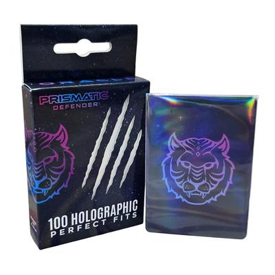 Prismatic Defender Holographic Card Sleeves Perfect Fit Oracle 100-Count