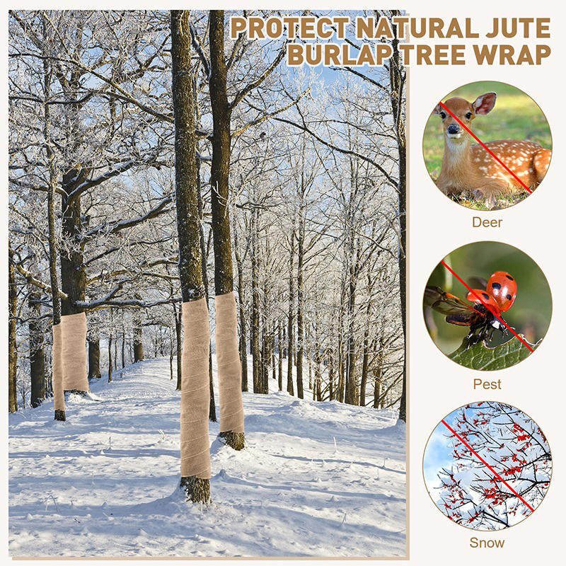 Boom Beschermer Wrap Struik Planten Vorstdoek Warmhouden Winterbestendig Anti-Vriesverband Plantbeschermhoes