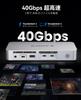 ORICO Thunderbolt 4 Docking for Mac Mini and with Single 4K 85W 1Gbps and Audio Compatible with Mac and TB4 12-in-1 Station, 40Gbps, M4, 8K/Dual