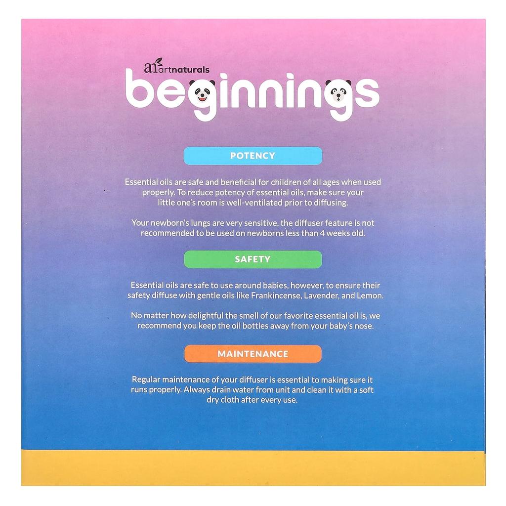 Beginnings, Sleep 'N Slumber Ultrasonic Oil Diffuser, 1 Diffuser