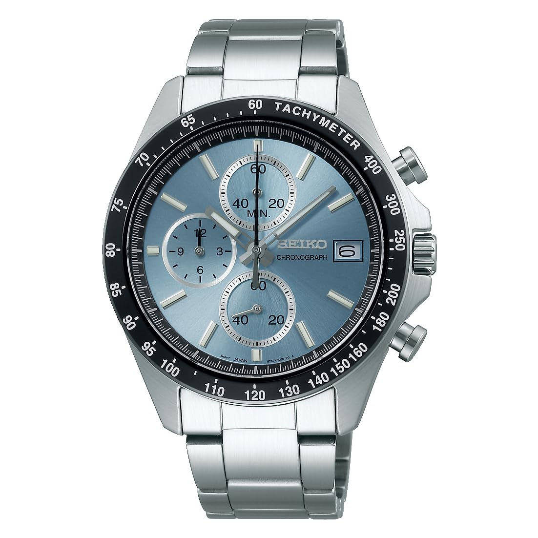 

[Часы Seiko] Наручные часы Seiko Selection Quartz Chronograph (Вертикальные три глаза) SBTR029 Мужской серебряный