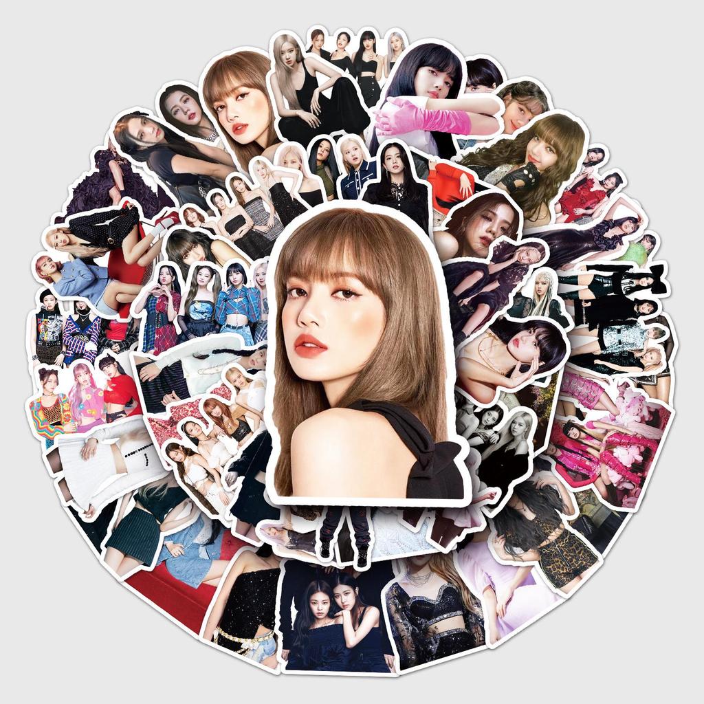 BLACKPINK Graffiti Stickers: 50 Waterproof DIY Stickers for Phone Cases & Luggage