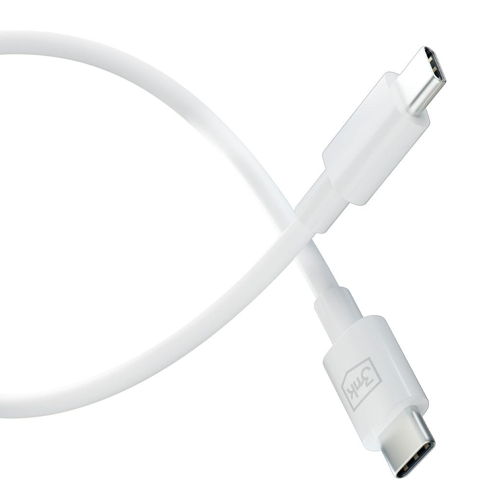 Accessories - 3Mk Hyper Cable C To C 100W 1.2M White