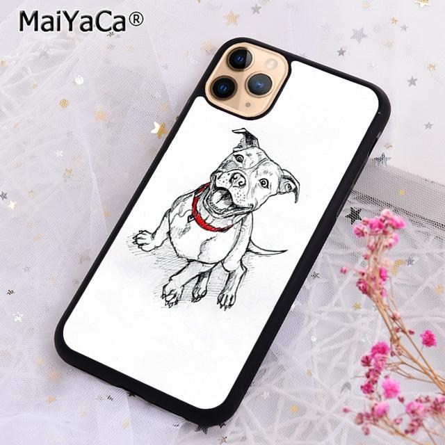 

MaiYaCa Staffordshire Bull Terrier Staffy Dog Phone Case For iPhone 17 Air 16 15 plus 11 12 13 14 pro max coque iPhone 11pro max