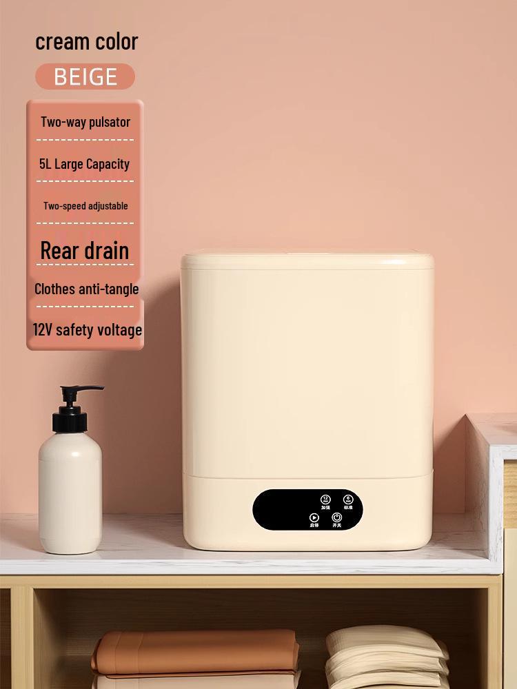 Compact Washer-Dryer Combo: Fully Automatic, Large Capacity, Ideal for Rentals and Small Dorms