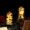 Sunflower Preserved Flower Night Light Lampshade - Acrylic Cover Gift for Mother's and Teacher's Day.