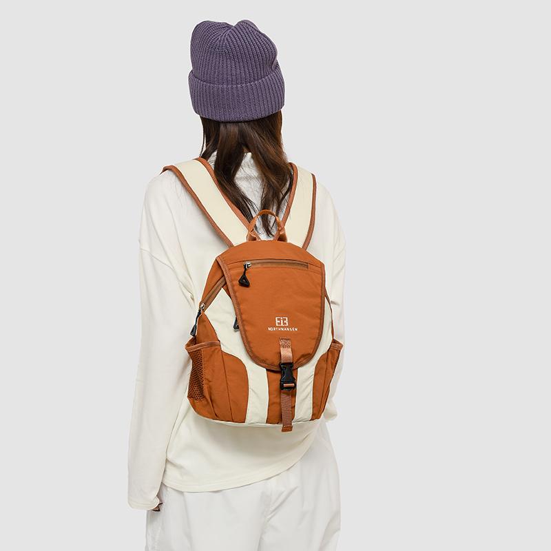 Outdoor Lightweight Travel Backpack Color Block Cycling Backpack