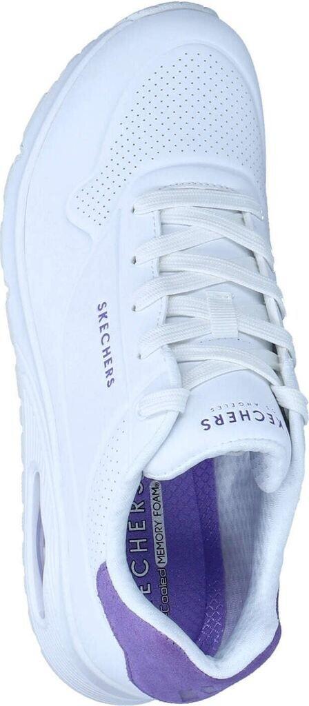 Skechers Uno - Pop Back Женские кроссовки белого/фиолетового цвета