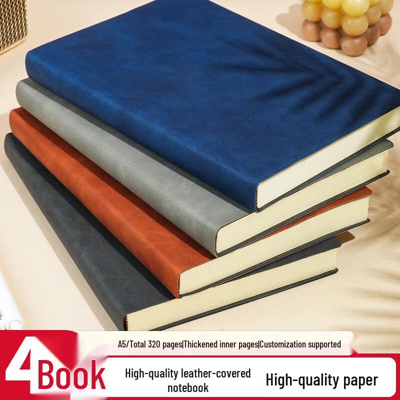 Tengxiong Soft Cover Business Notebook 4-Pack
