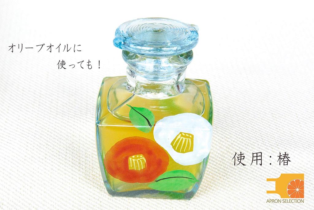 Yagi Kaiho Kaiho Kiln Kyoto-style Painted Glass Soy Sauce Dispenser, Square, Mini, In a Presentation Box (Unkin)
