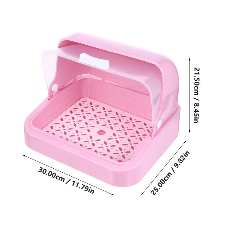 1 Stück Besteckaufbewahrungsbox Rosa PP Feuchtigkeitsgeschützt Für Produkte