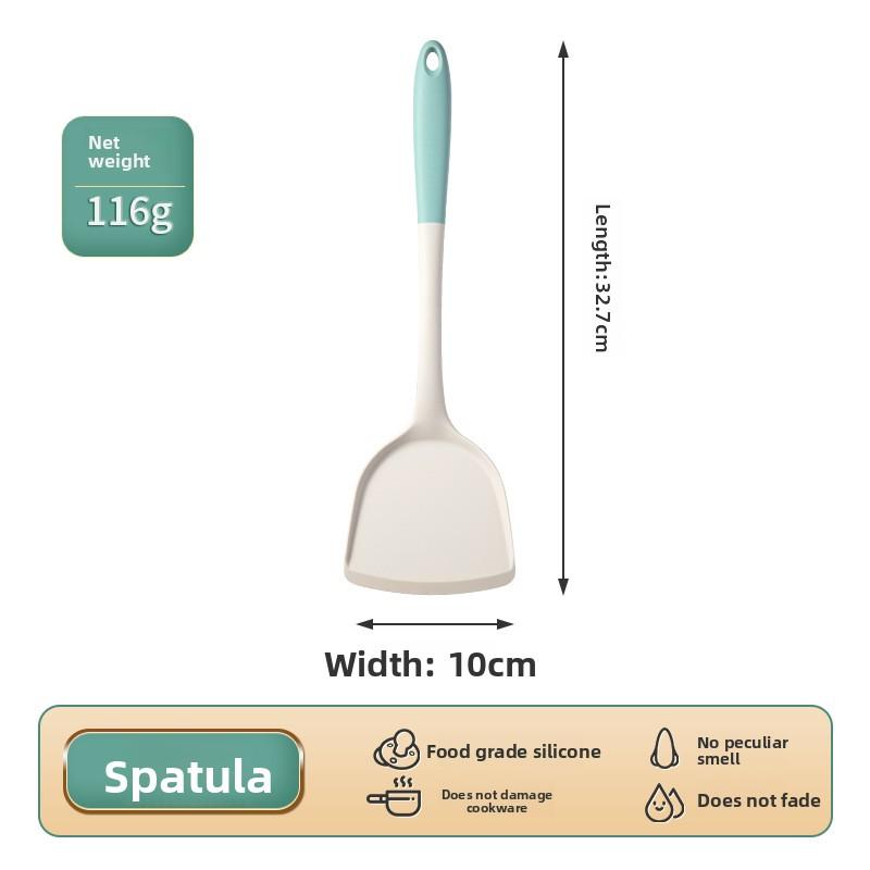 All-in-one silicone spatula, food-grade, high-temperature resistant oil brush, egg beater, home baking tool set