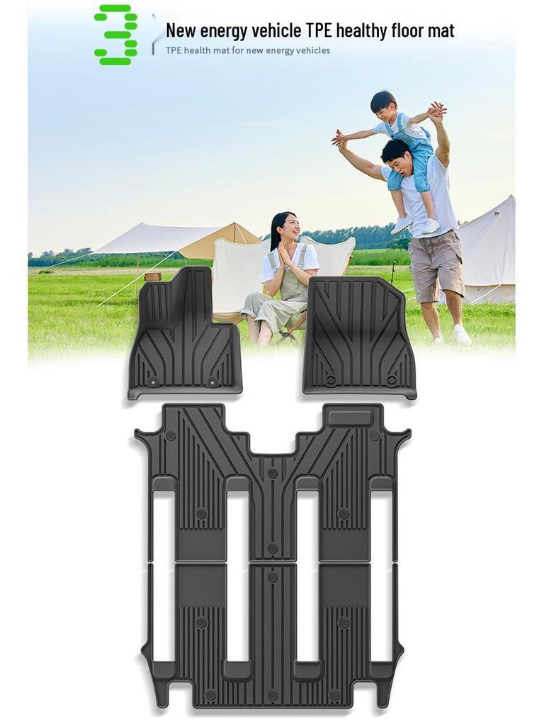 Waterproof TPE Floor Mats, Trunk Mats & Eco-friendly Seat Back Cushions for 25 BYD Models