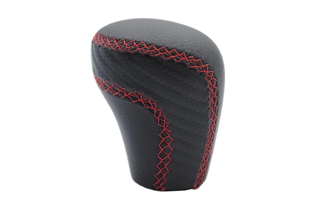 Sparco Corsa Shift Knob Black Leather Red Stitch SPARCO-CORSA SPG105RD_J