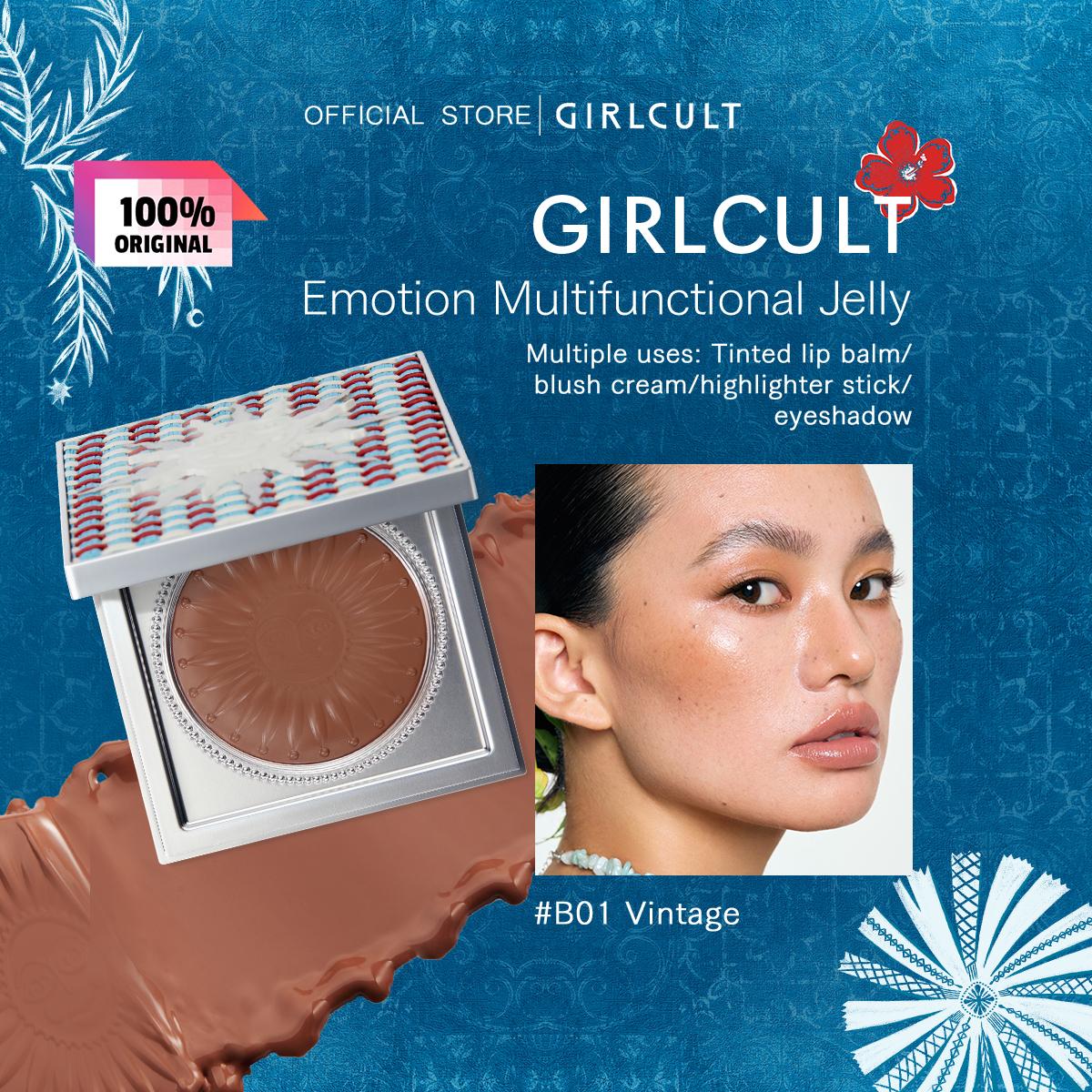 

Girlcult Emotion Многофункциональное желе 2,8 г/0,1 унции 3 г/0,11 унции (4 варианта цвета)