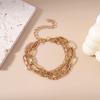 Classic Gold Color Chain Bracelet Multilayer Hip Hop Punk Bracelet Women Men Jewelry Gifts