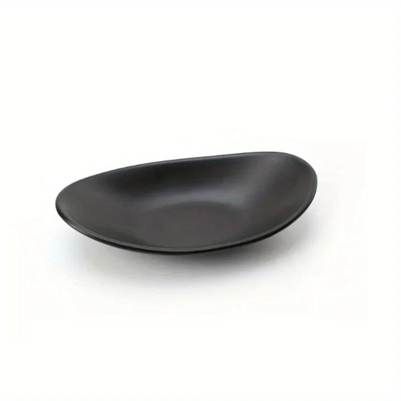

Elegant Oval Black Jewelry & Key Tray - Versatile Organizer for Rings, Keys, and Decorative Items - Perfect for Easter