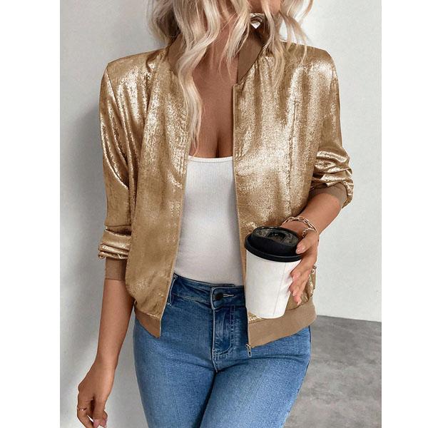New Autumn Winter Casual Fashion Classic Sequined Nightclub Coat
