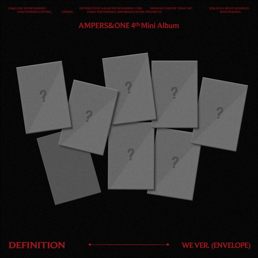 AMPERS&ONE [DEFINITION] WE Ver. / 4th Mini Album + Free Gift