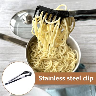 Kitchen Tongs Silicone Food Tongs Non Stick Cooking Serving Tongs For BBQ Salad Steak Pasta Spaghetti Noodles Clip Kitchen Gadge