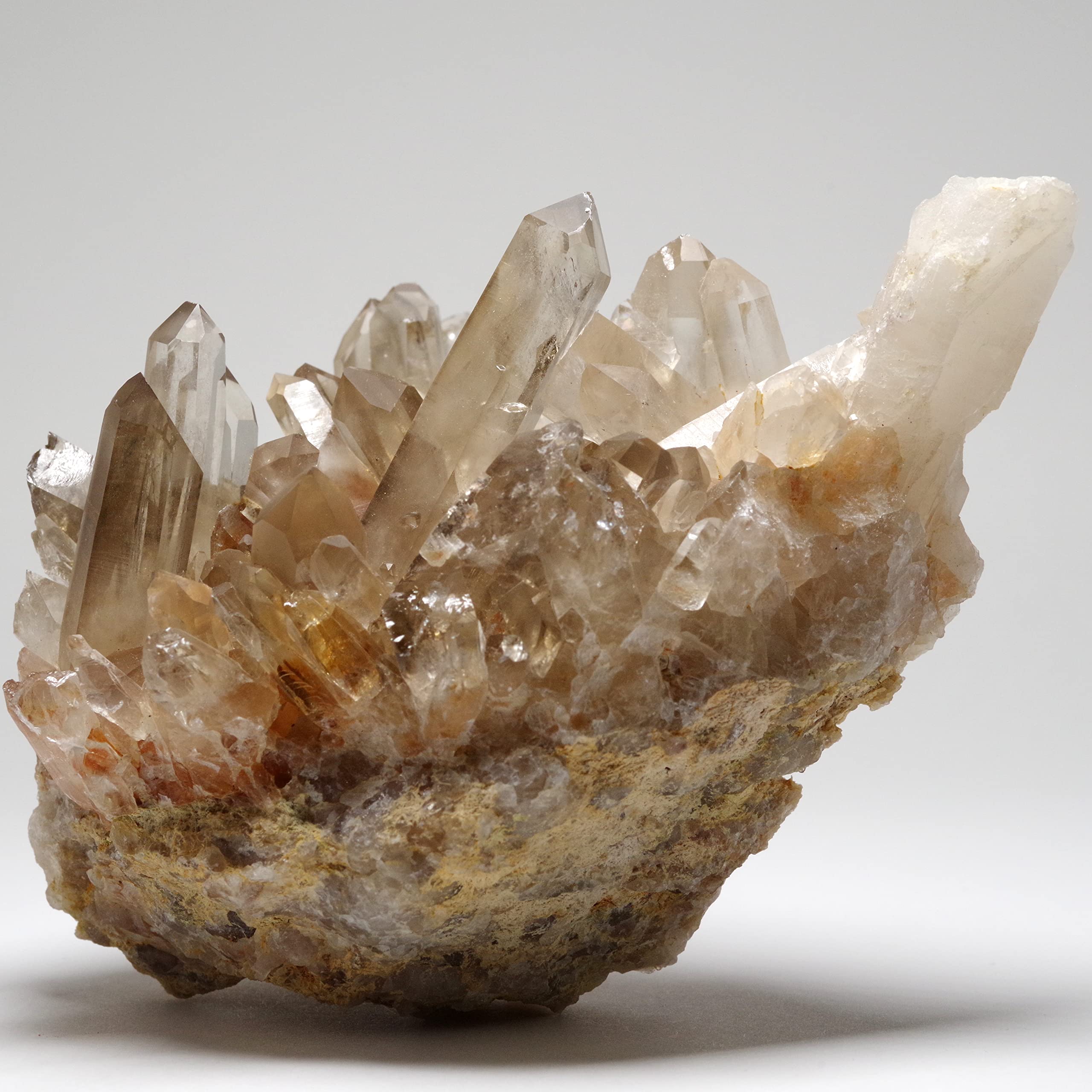 

stone Natural mineral smoky quartz cluster quartz crystal crystal of a [N2 Natural] (smoky cluster) / (1 one kind approx. 443g, 75x90x60mm)