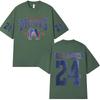 Heated Rivalry Shane Hollander 24 Montreal Metros T-Shirt Herren Damen Kleidung Lässig Polyester Übergroß Kurze Ärmel T-Shirts Oberteile