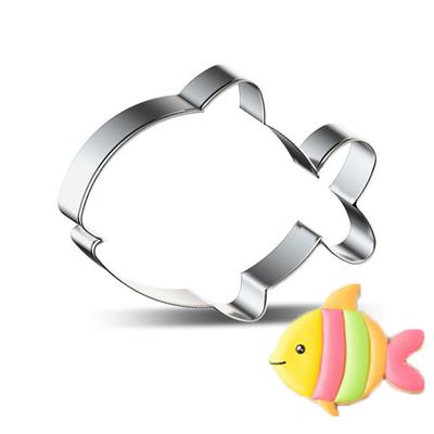 1 stücke Patisserie Reposteria Bäckerei Fisch Metall Ausstecher Keks Form Fondant Kuchen Dekor Werkzeuge Gebäck Shop Küche Zubehör