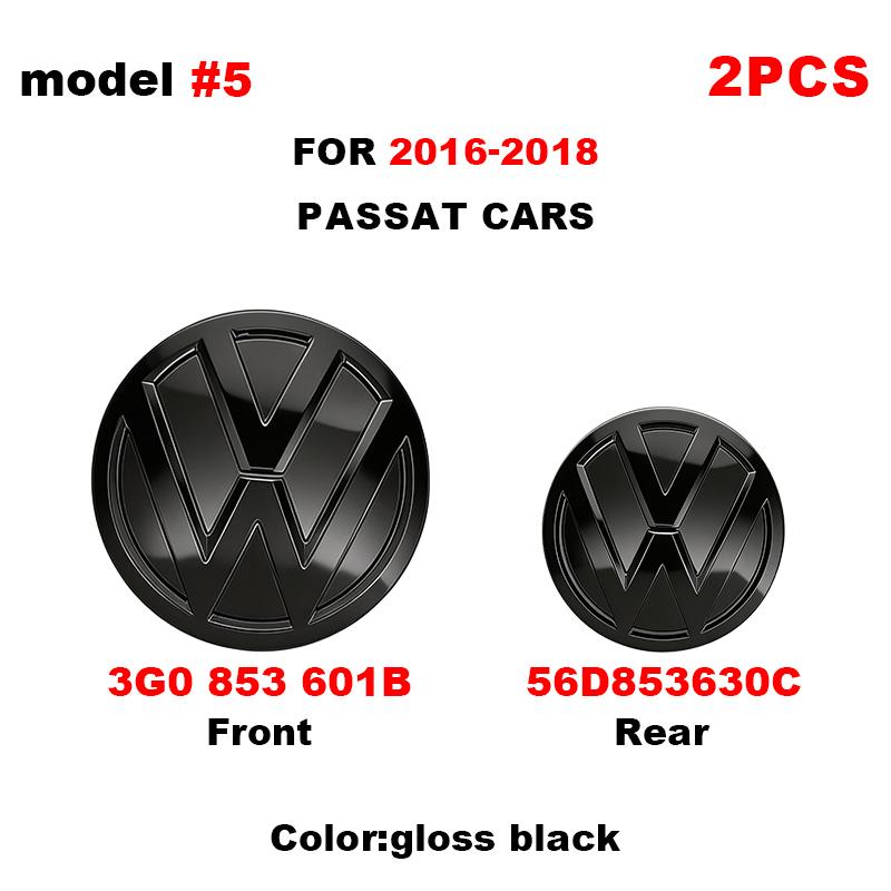 Volkswagen MK4 Volkswagen Logo Car Front Grille Rear Hood Badge For VW Passat B8 16-2018 Volkswagen PASSAT B7 B6 2011-2015 Auto Emblem Stickers