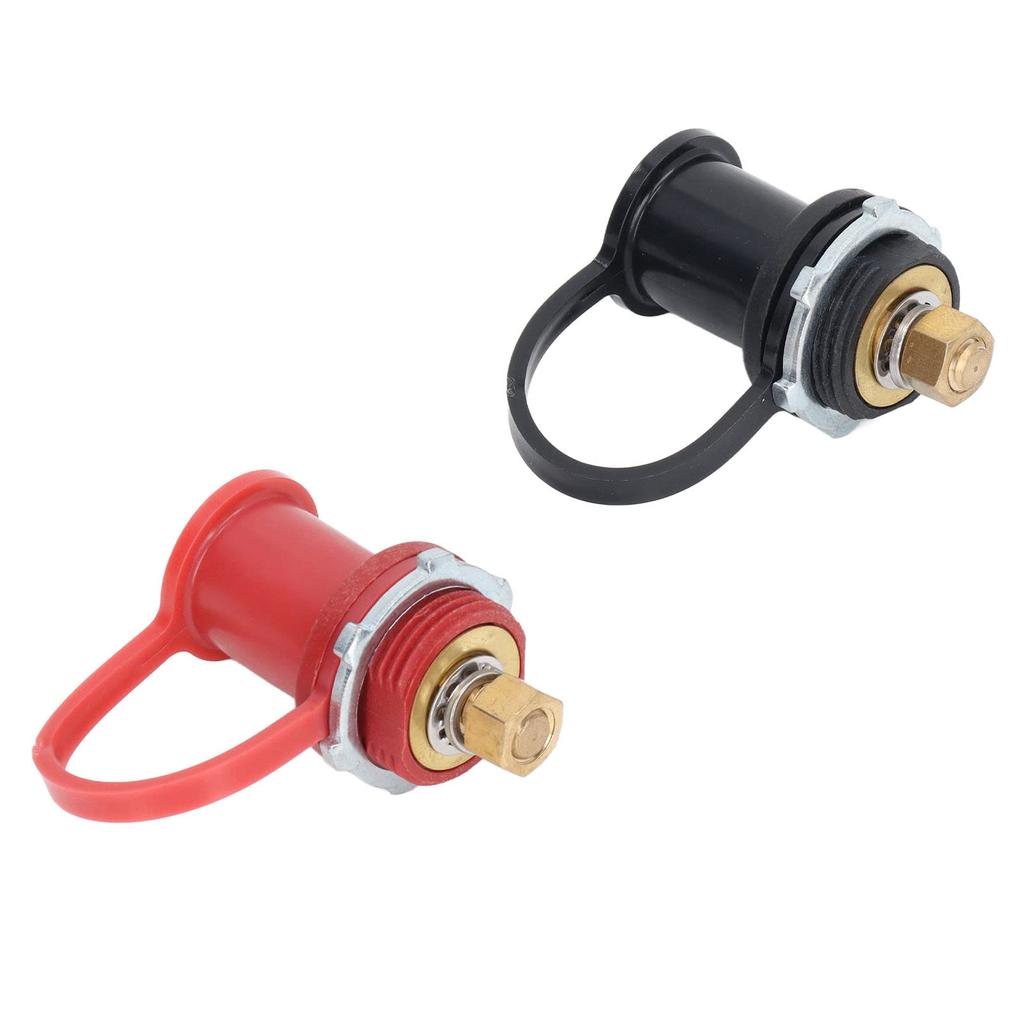 Charger Post Kit 20mm Stud Cap Car RV Truck Charging Pile Jumper Terminals Black Red High Strength for 250A