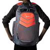 New Nike Synthetic Material Backpack Regular Unisex Dark Gray & Orange & Metallic Silver BA5246-065