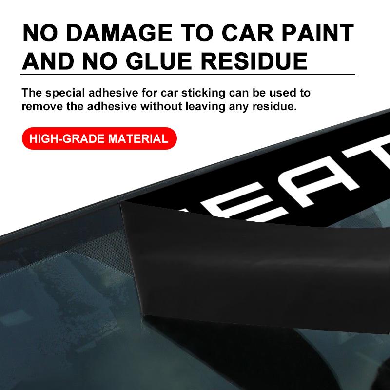 1 Stuks Auto Voorruit Sticker Mode Sport Decals Decoratie Sticker voor SEAT MK3 Leon 5F Ibiza 5 6 MII Altea Toledo 3 Cordoba Alhambra