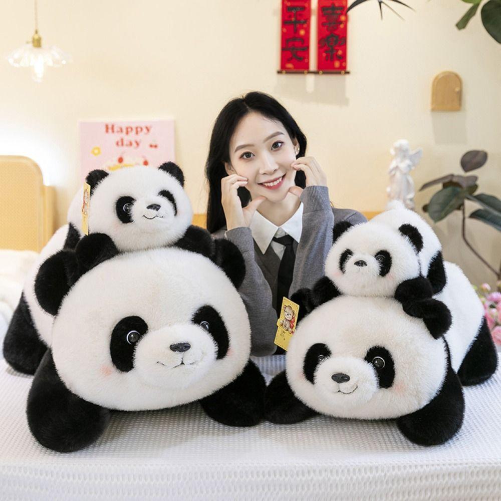 

Sitting Posture Panda Stuffed Doll Fluffy Soft Panda Plush Doll Panda Plush Toys Children 30cm