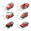 Huang Yem Fire Truck Toy Car, Kids Mini Pullback Emergency Rescue Vehicle Set, Great Gift for Boys and Girls, Birthday or Christmas