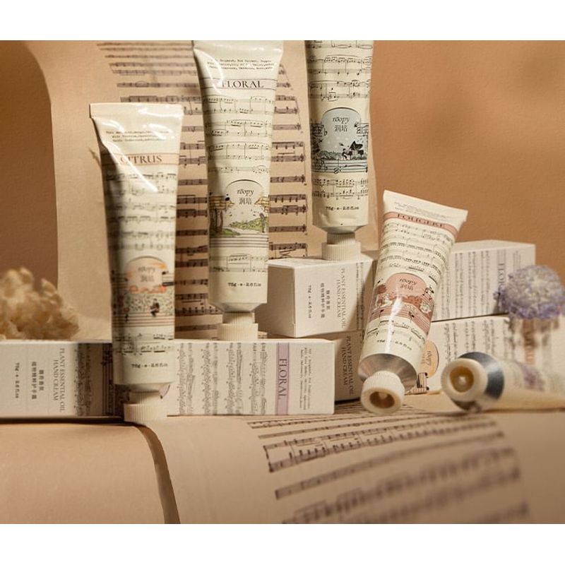 Roopy - Musical Series Fougere Plant Essential Oil Hand Cream - 5 Flavors