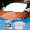 Windshield Cover Waterproof Foldable Windproof Blanket Car Snow Cover For Winter Frost Rain Sun Exterior Protection Outdoor Cold