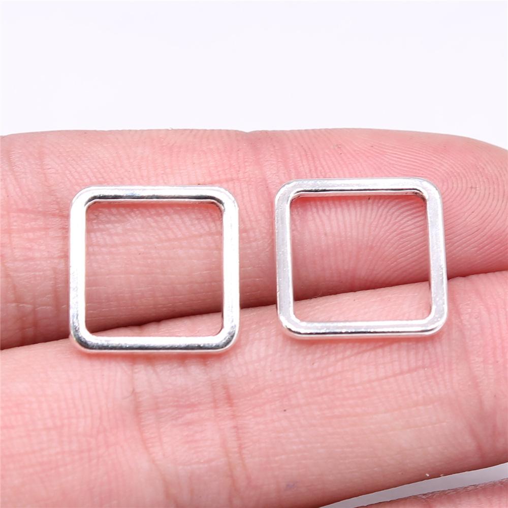40 Stück Geometrische Form Runde Kreise Ovale Quadrate Dreiecke Anhänger DIY Handgemacht Basteln Ohrring Halskette Herstellung Zubehör