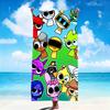 funny cute Game S-Sprunki I-Incredibox Towel Soft Beach Towels Quick Dry Pool Towel for Travel Gym bathing Spa Camp sport Gift