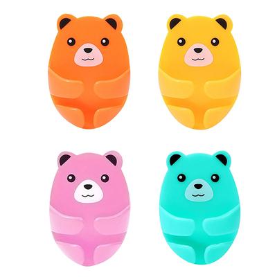 Wandmontierter Aufbewahrungshaken Bär Steckerhalter Stanzfrei Netzstecker Steckdosenhalter Küche Kabelhaken Draht Klebeaufhänger Badezimmer